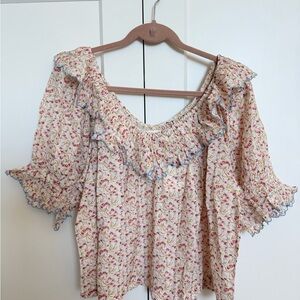 Doen Samara sunshine meadow floral top